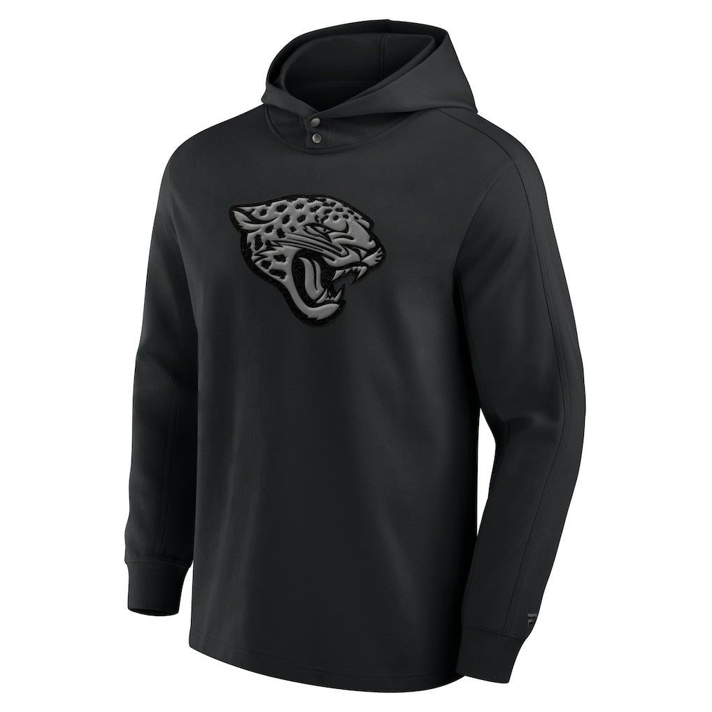Jacksonville Jaguars Elements Blaze Tri-Blend Long Sleeve Hoodie T-Shirt - Black Hoodies