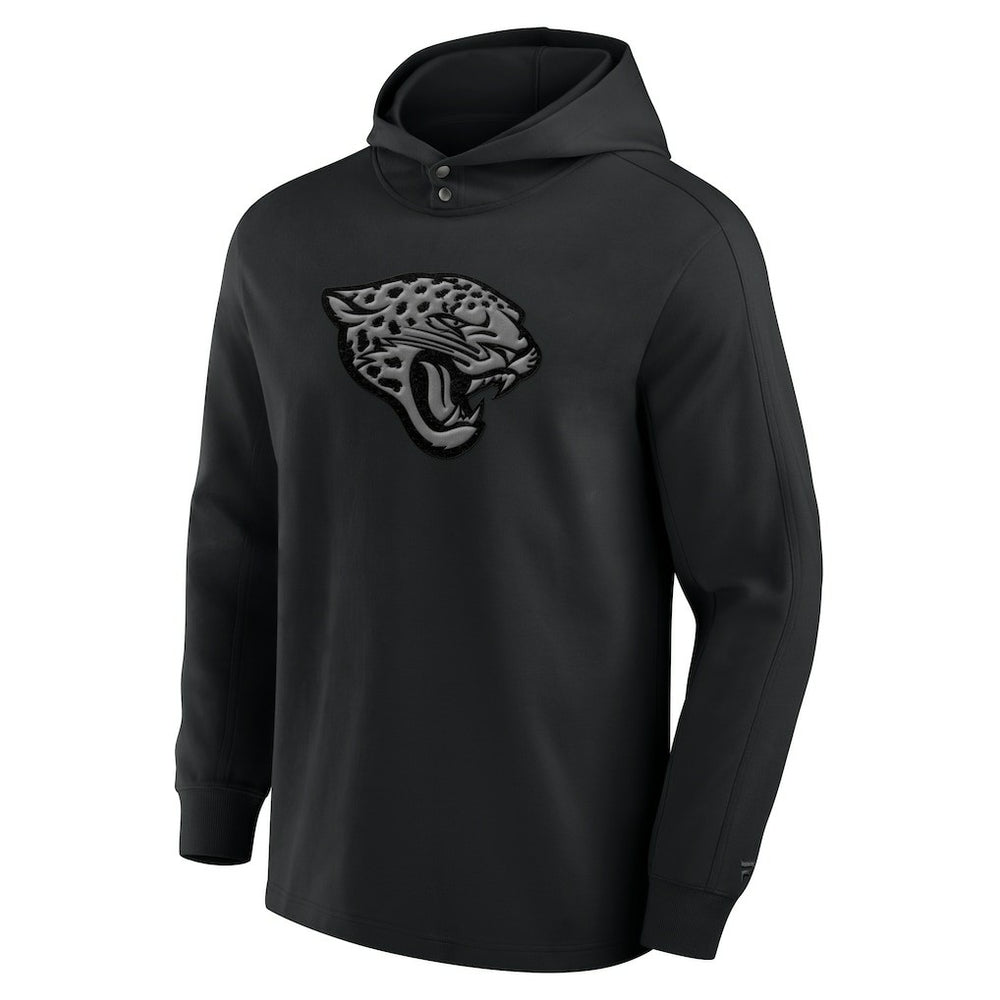 Jacksonville Jaguars Elements Blaze Tri-Blend Long Sleeve Hoodie T-Shirt - Black Hoodies