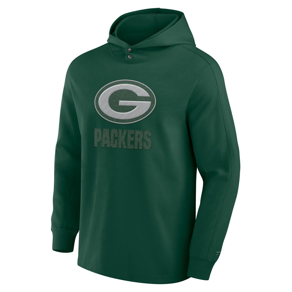 Green Bay Packers Elements Blaze Tri-Blend Long Sleeve Hoodie T-Shirt - Green Hoodies