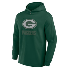 Green Bay Packers Elements Blaze Tri-Blend Long Sleeve Hoodie T-Shirt - Green Hoodies