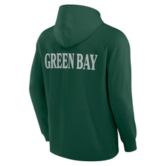Green Bay Packers Elements Blaze Tri-Blend Long Sleeve Hoodie T-Shirt - Green Hoodies