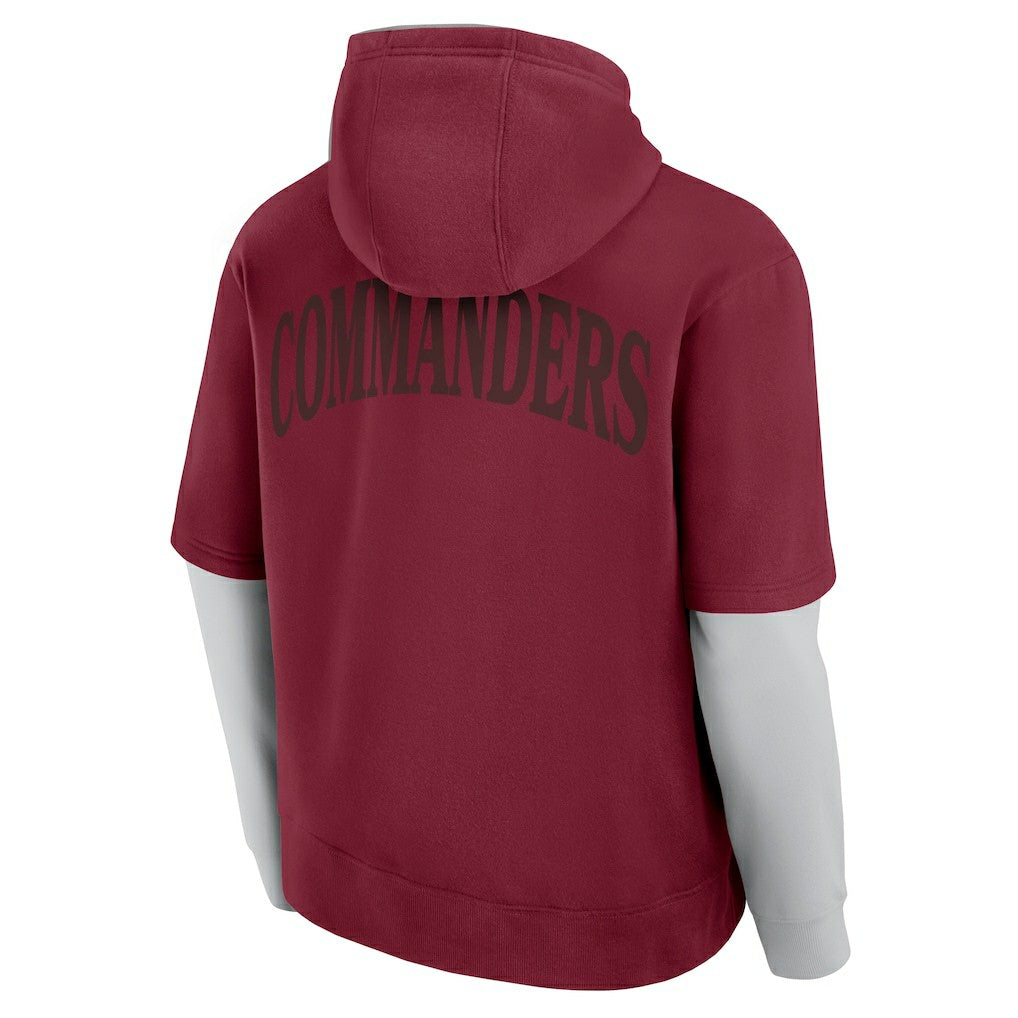 Washington Commanders Unisex Sleek Elements Pullover Hoodie - Burgundy Hoodies