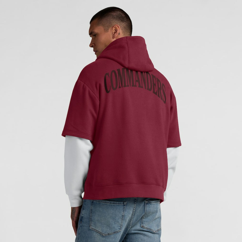 Washington Commanders Unisex Sleek Elements Pullover Hoodie - Burgundy Hoodies