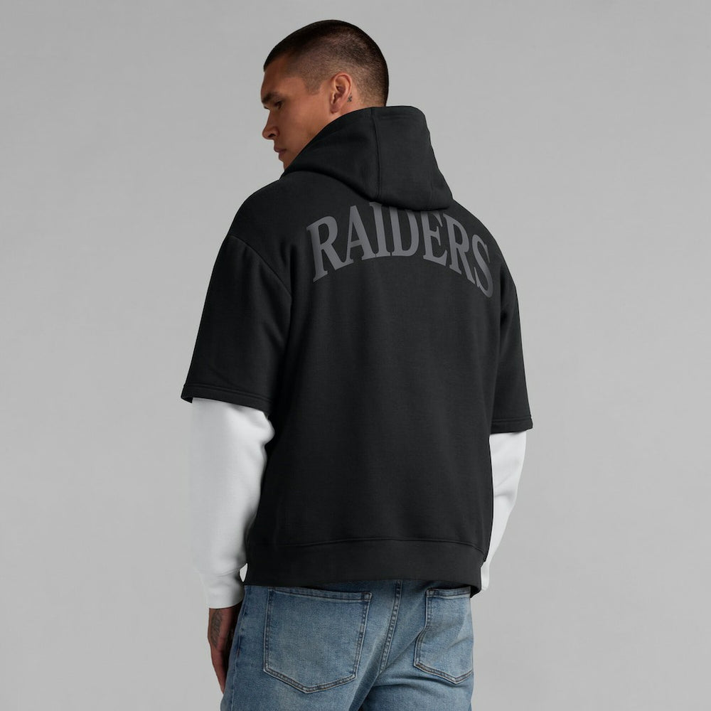 Las Vegas Raiders Unisex Sleek Elements Pullover Hoodie - Black Hoodies