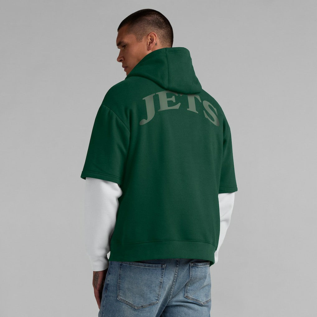 New York Jets Unisex Sleek Elements Pullover Hoodie - Green Hoodies