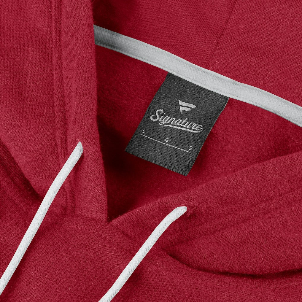San Francisco 49ers Unisex Sleek Elements Pullover Hoodie - Scarlet Hoodies