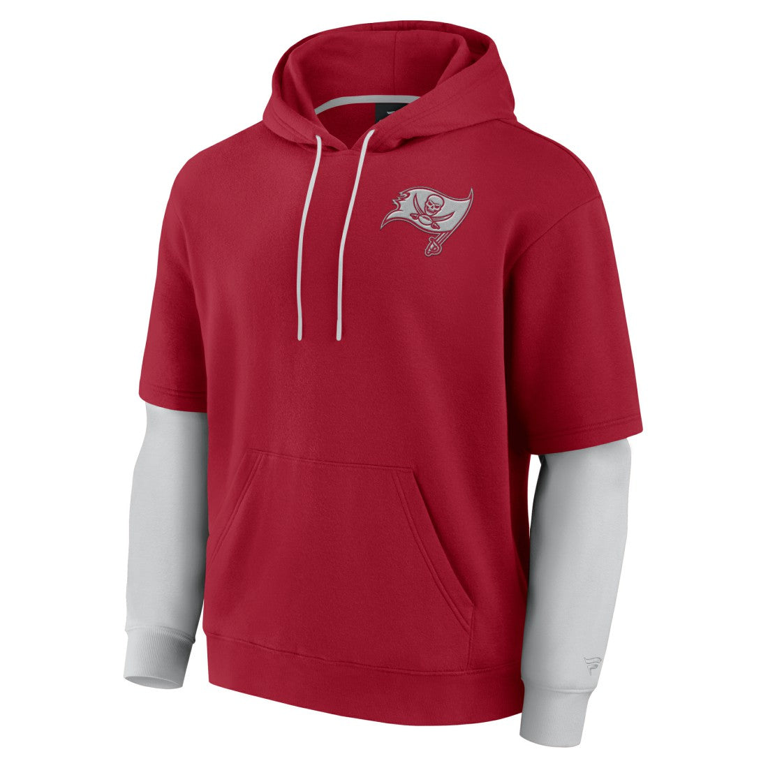 Tampa Bay Buccaneers Unisex Sleek Elements Pullover Hoodie - Red Hoodies