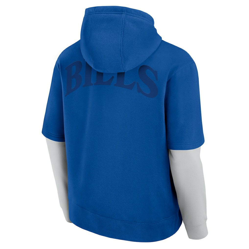 Buffalo Bills Unisex Sleek Elements Pullover Hoodie - Royal Hoodies