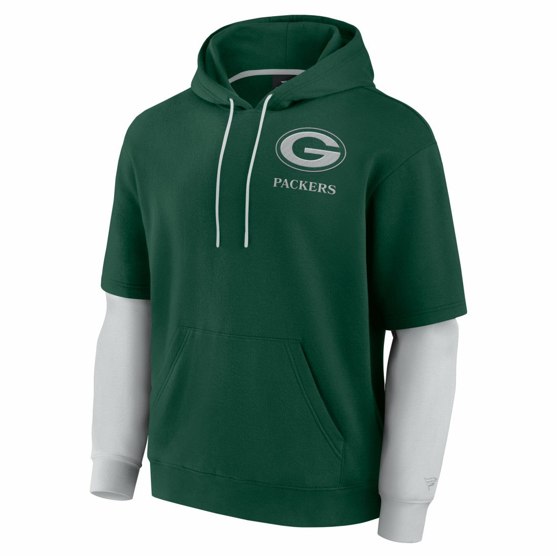 Green Bay Packers Unisex Sleek Elements Pullover Hoodie - Green Hoodies