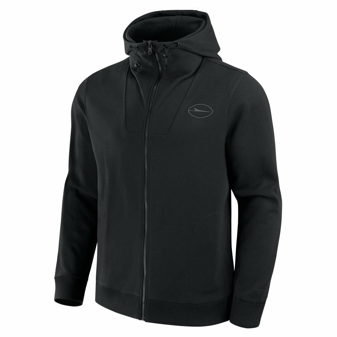 New York Jets Unisex Front Office Full-Zip Hoodie - Black Hoodies