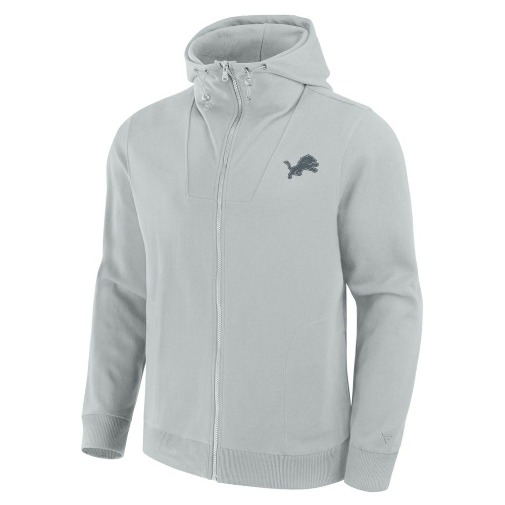 Detroit Lions Unisex Front Office Full-Zip Hoodie - Gray Hoodies