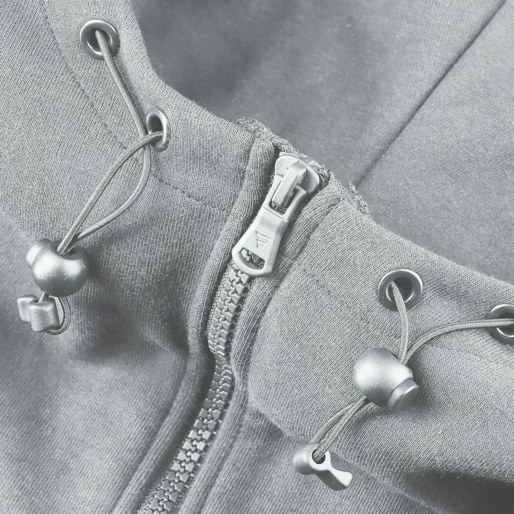 Detroit Lions Unisex Front Office Full-Zip Hoodie - Gray Hoodies