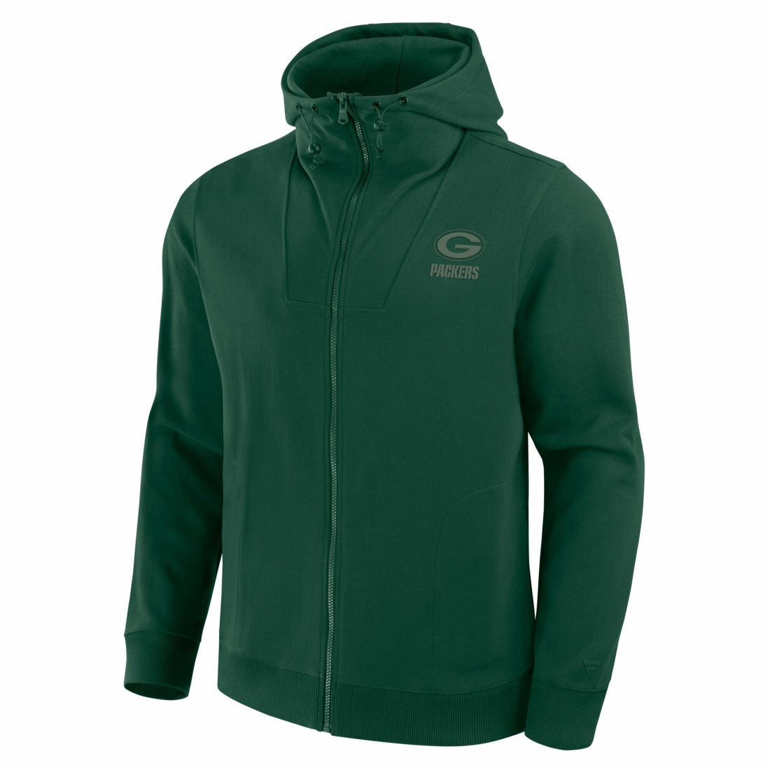 Green Bay Packers Unisex Front Office Full-Zip Hoodie - Green Hoodies