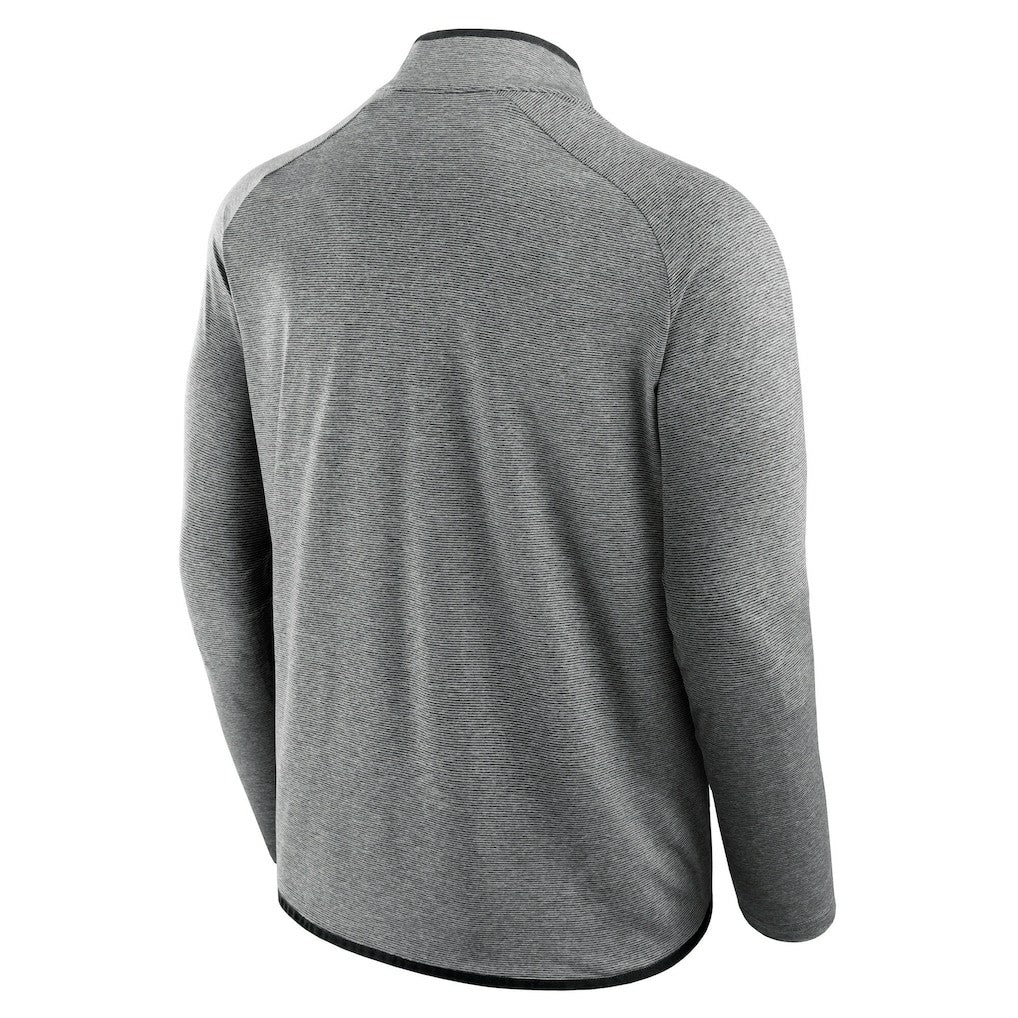 Philadelphia Eagles Unisex Front Office Performance Primary Quarter-Zip Jacket - Charcoal Jackets