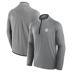 Pittsburgh Steelers Unisex Front Office Performance Primary Quarter-Zip Jacket - Charcoal Jackets