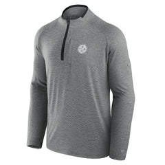 Pittsburgh Steelers Unisex Front Office Performance Primary Quarter-Zip Jacket - Charcoal Jackets