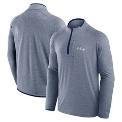 Seattle Seahawks Unisex Front Office Performance Primary Quarter-Zip Jacket - College Navy Jackets