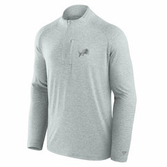 Detroit Lions Unisex Front Office Performance Primary Quarter-Zip Jacket - Gray Jackets