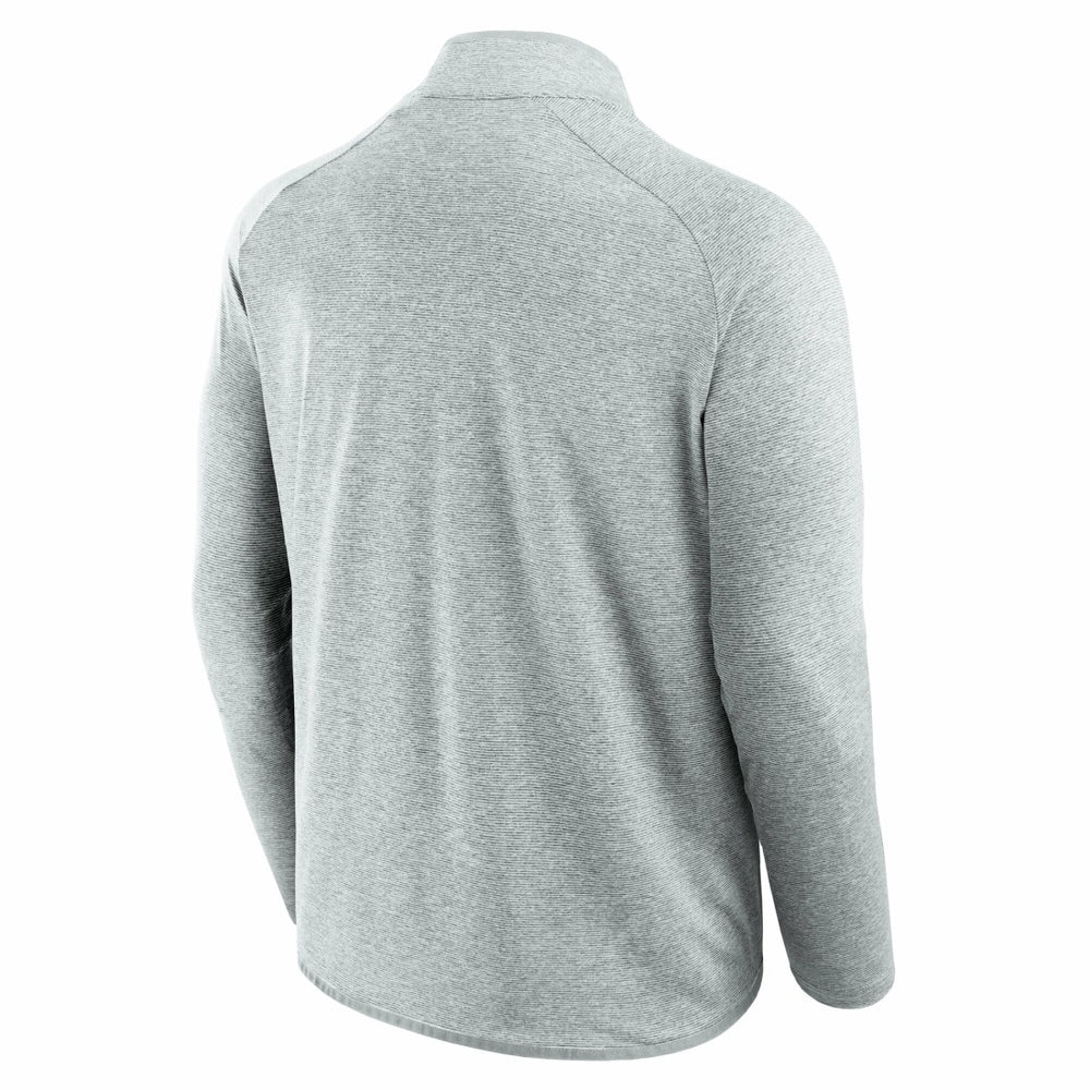 Detroit Lions Unisex Front Office Performance Primary Quarter-Zip Jacket - Gray Jackets