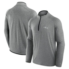 Baltimore Ravens Unisex Front Office Performance Primary Quarter-Zip Jacket - Charcoal Jackets