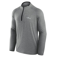 Baltimore Ravens Unisex Front Office Performance Primary Quarter-Zip Jacket - Charcoal Jackets