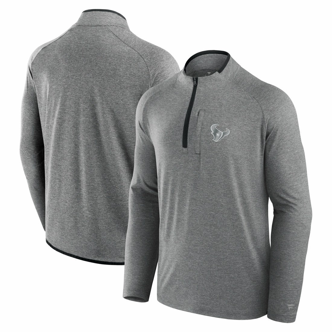 Houston Texans Unisex Front Office Performance Primary Quarter-Zip Jacket - Charcoal Jackets
