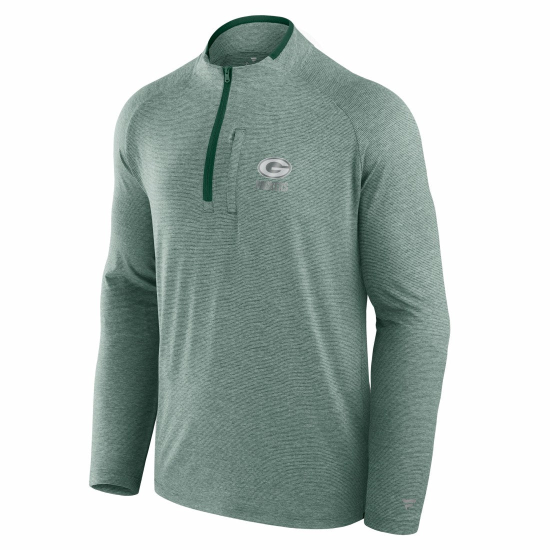 Green Bay Packers Unisex Front Office Performance Primary Quarter-Zip Jacket - Green Jackets