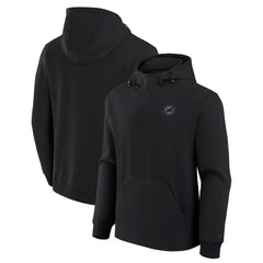 Miami Dolphins Unisex Front Office Tonal Tri-Blend Pullover Hoodie - Black Hoodies