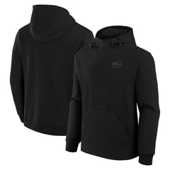 New York Jets Unisex Front Office Tonal Tri-Blend Pullover Hoodie - Black Hoodies