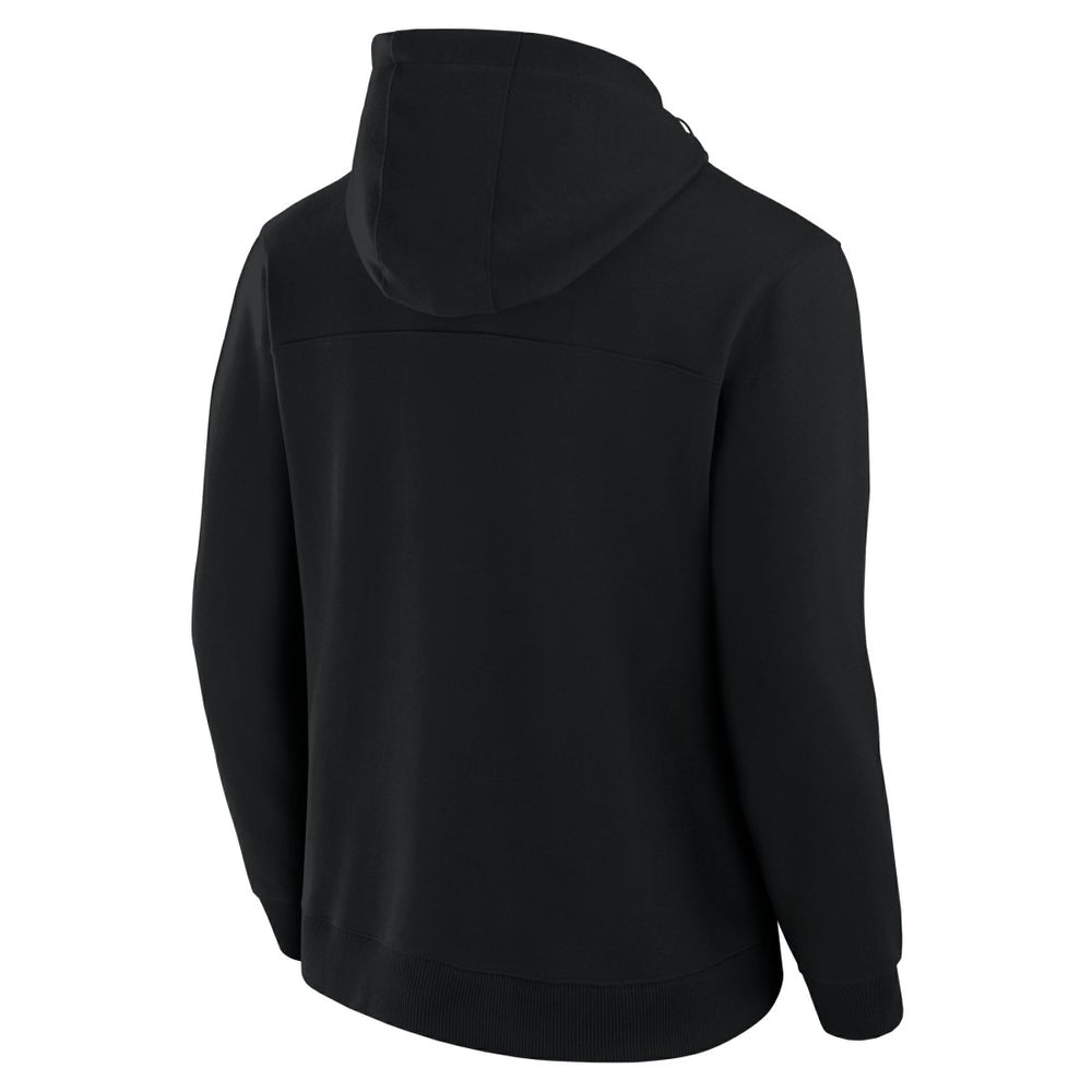 New York Jets Unisex Front Office Tonal Tri-Blend Pullover Hoodie - Black Hoodies
