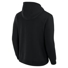 New York Jets Unisex Front Office Tonal Tri-Blend Pullover Hoodie - Black Hoodies