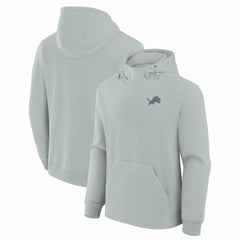 Detroit Lions Unisex Front Office Tonal Tri-Blend Pullover Hoodie - Gray Hoodies