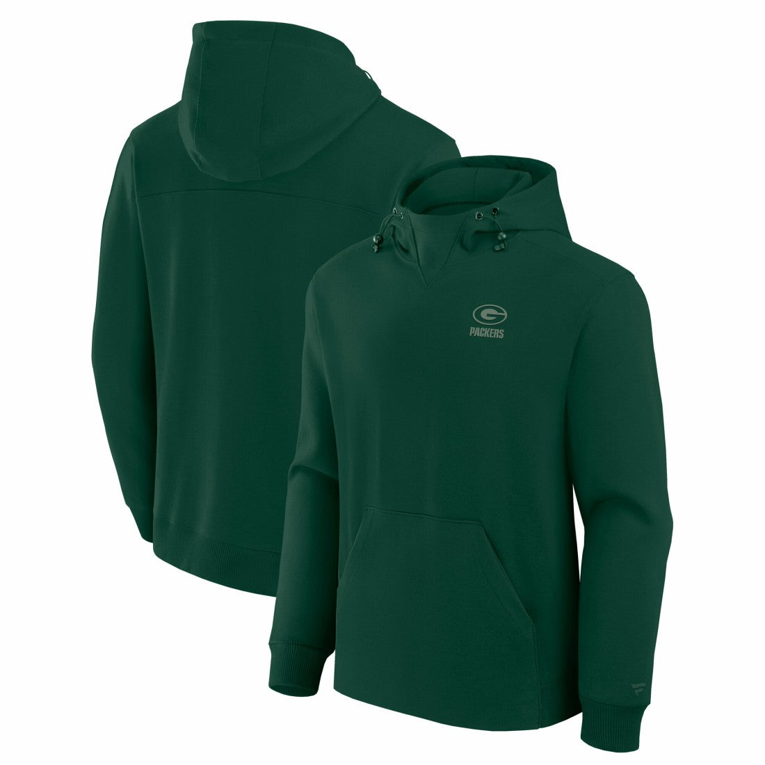 Green Bay Packers Unisex Front Office Tonal Tri-Blend Pullover Hoodie - Green Hoodies