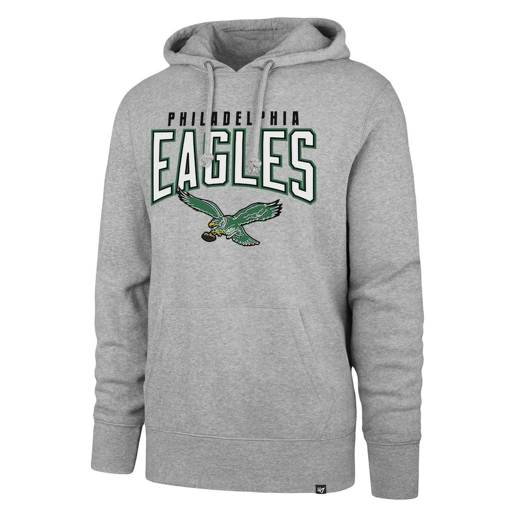 Philadelphia Eagles '47 Headline Pullover Hoodie - Gray Hoodies
