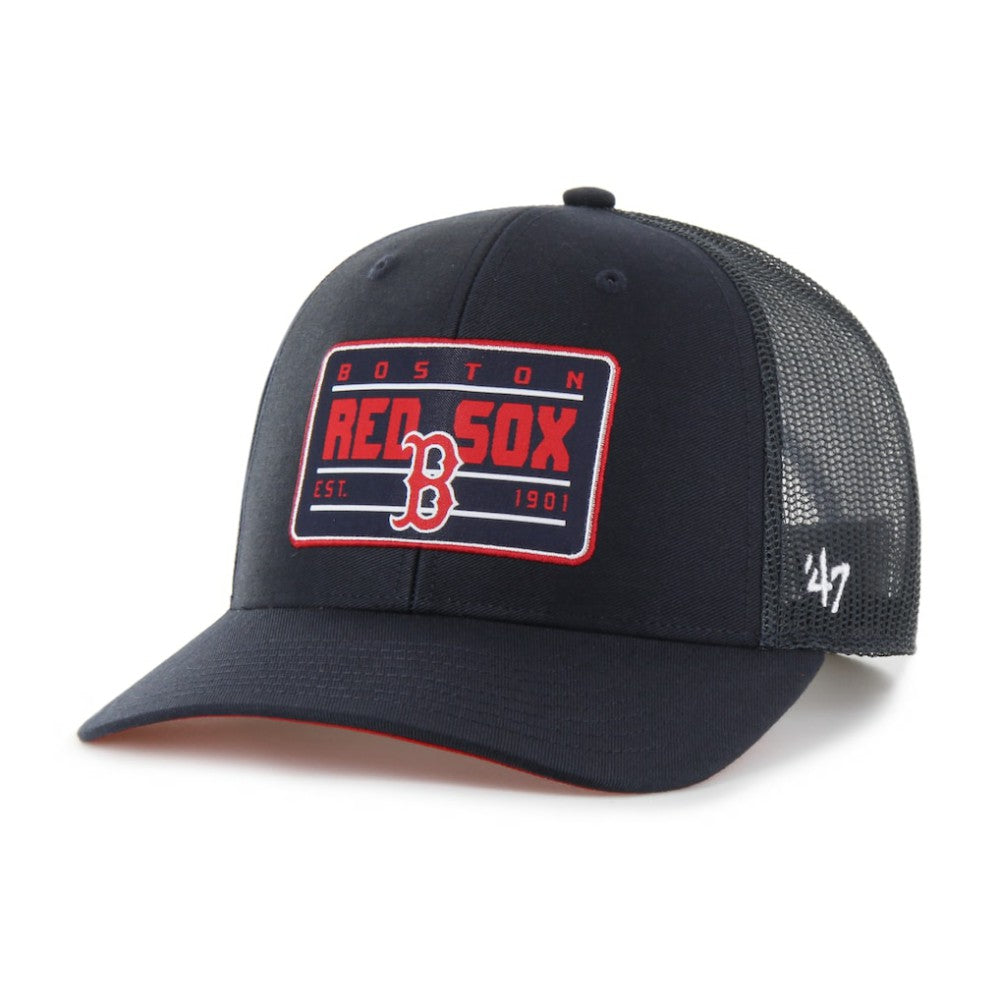 Boston Red Sox '47 Hardline Trucker Adjustable Hat - Navy Hats