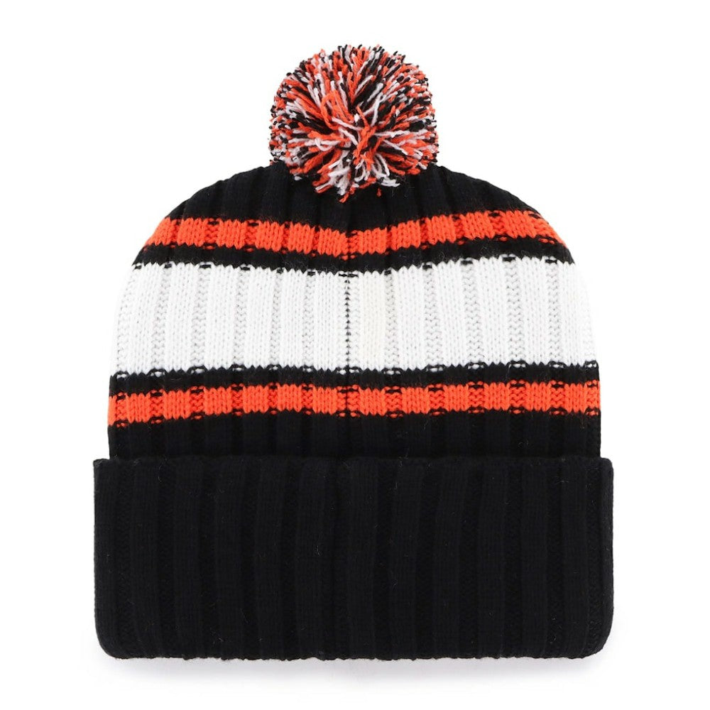 San Francisco Giants '47 Plateau Cuffed Knit Hat with Pom - Black Hats