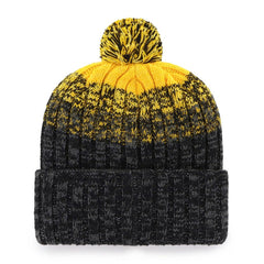 Pittsburgh Pirates '47 Cascade Cuffed Knit Hat with Pom - Black Hats