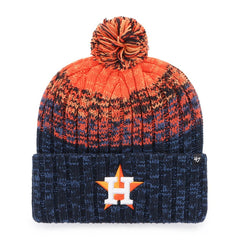 Houston Astros '47 Cascade Cuffed Knit Hat with Pom - Navy Hats