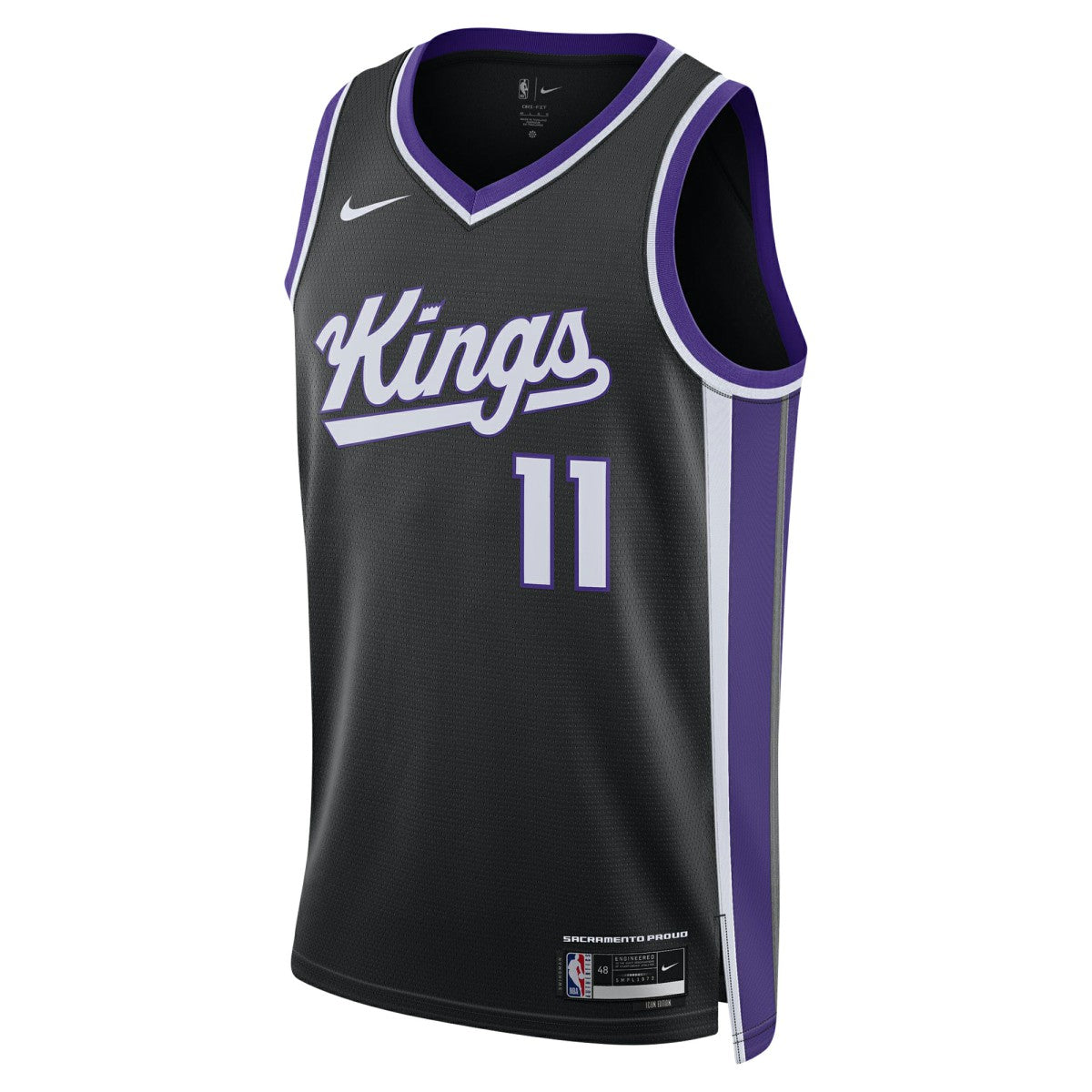 Domantas Sabonis Sacramento Kings Unisex Swingman Player Jersey Icon Edition Black - Nike