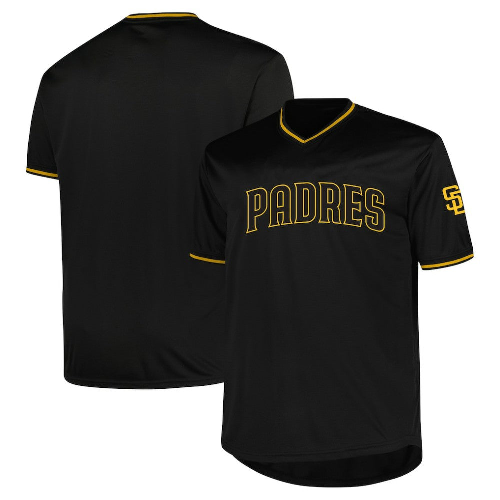 San Diego Padres Profile Big & Tall Pop Fashion Jersey - Black Jerseys