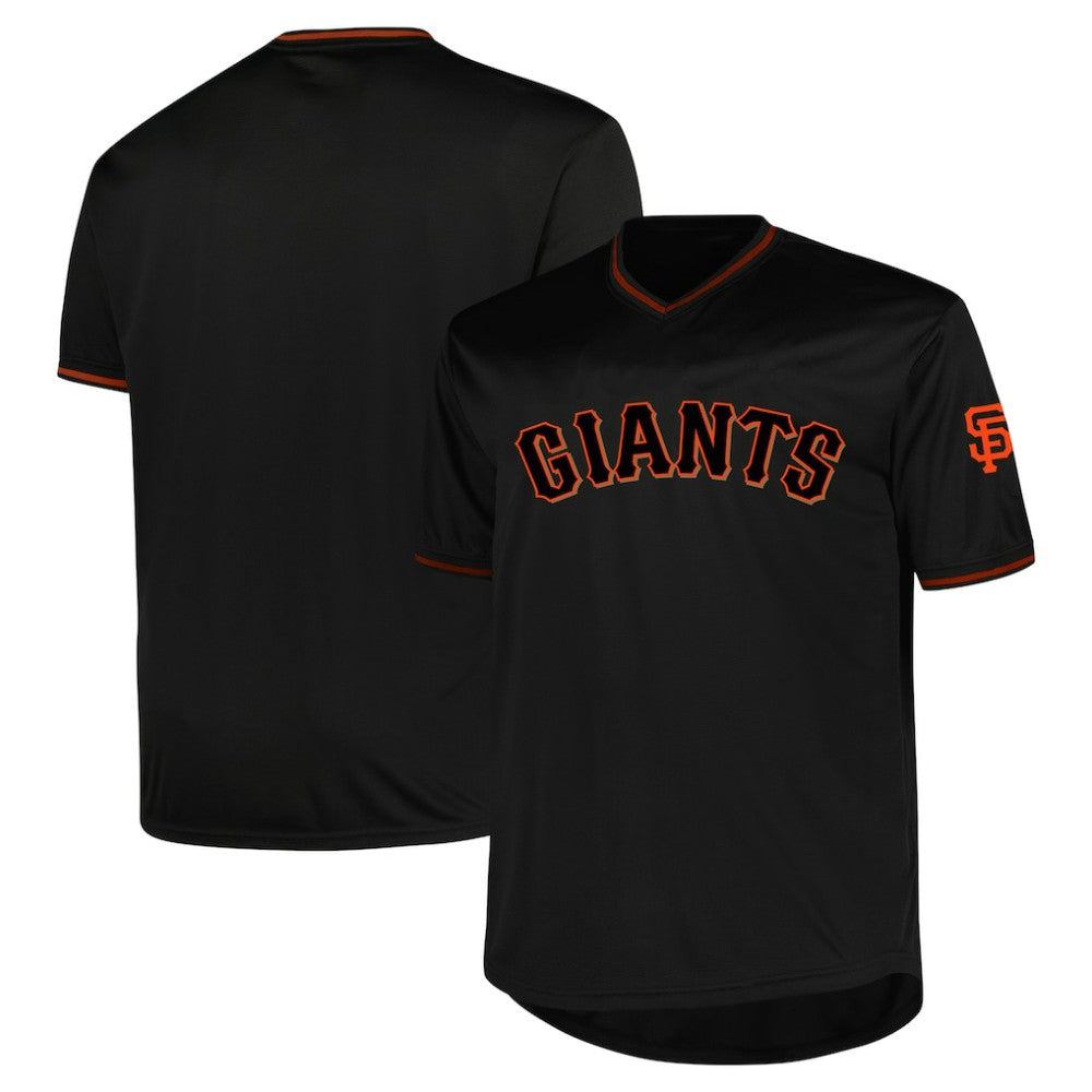 San Francisco Giants Profile Big & Tall Pop Fashion Jersey - Black Jerseys