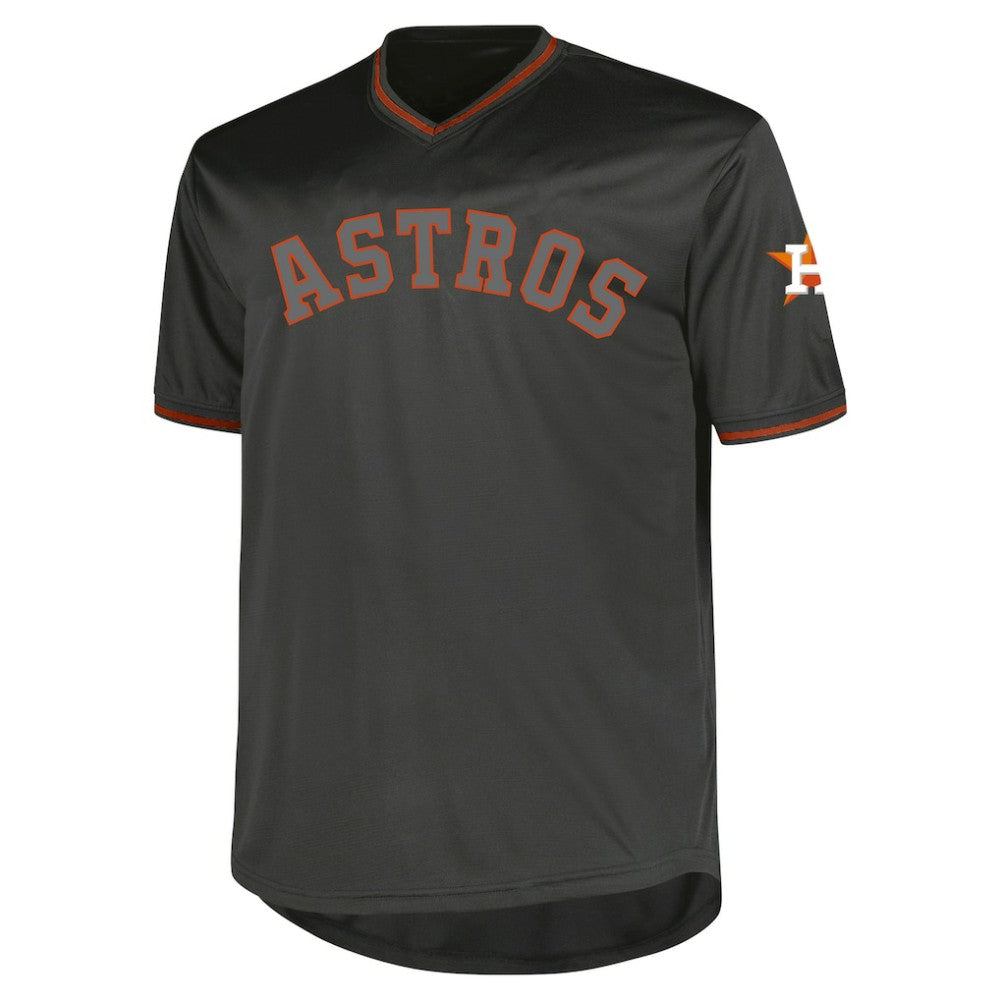 Houston Astros Profile Big & Tall Pop Fashion Jersey - Charcoal Jerseys