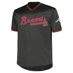 Atlanta Braves Profile Big & Tall Pop Fashion Jersey - Charcoal Jerseys
