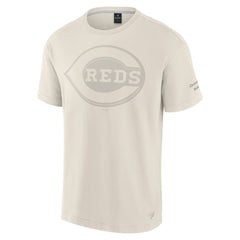 Cincinnati Reds Fanatics Elements Iconic T-Shirt - Cream T-shirts