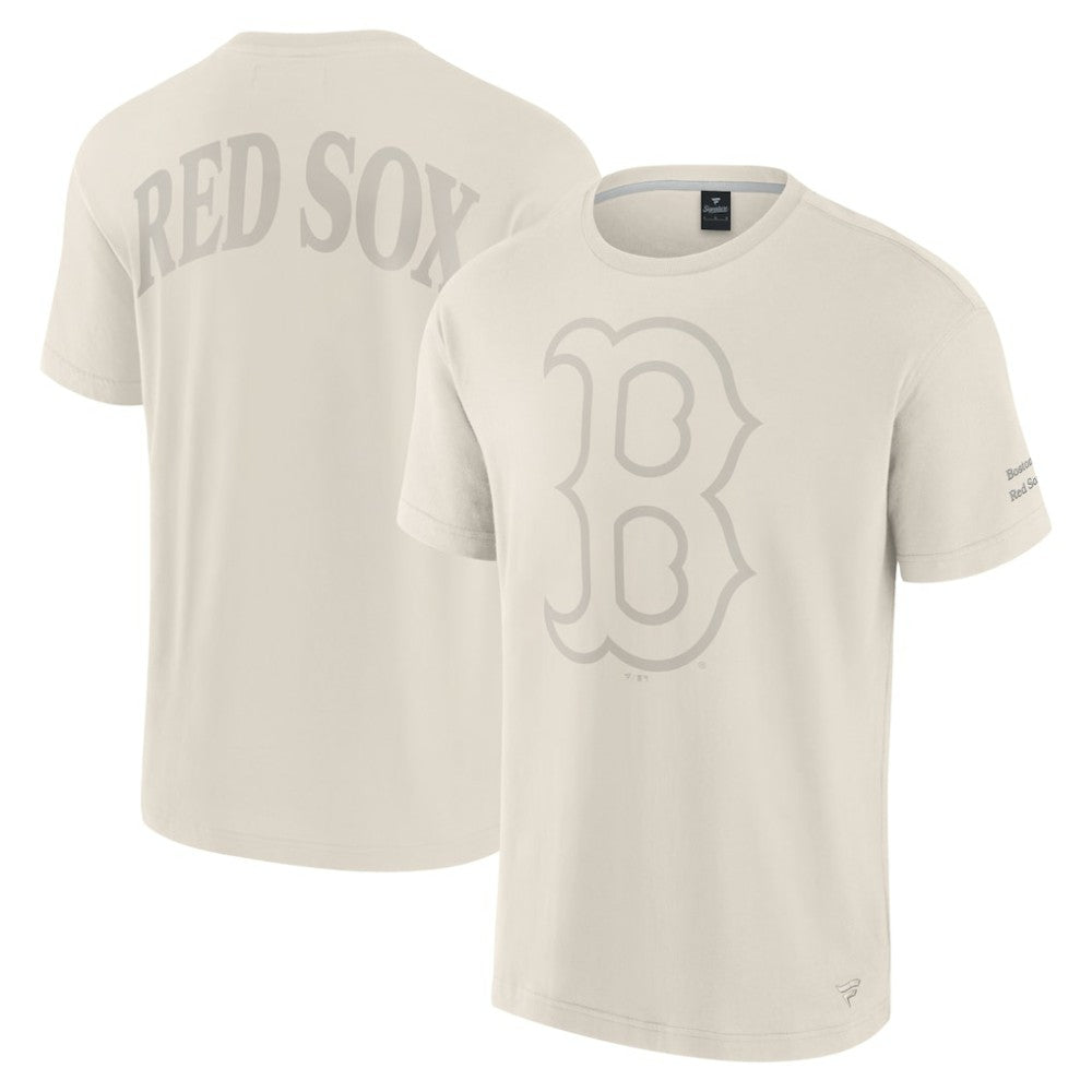 Boston Red Sox Fanatics Elements Iconic T-Shirt - Cream T-shirts