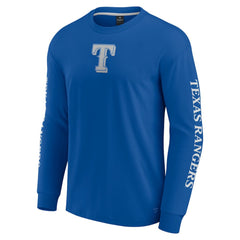 Texas Rangers Fanatics Elements Strive Long Sleeve T-Shirt - Royal T-shirts