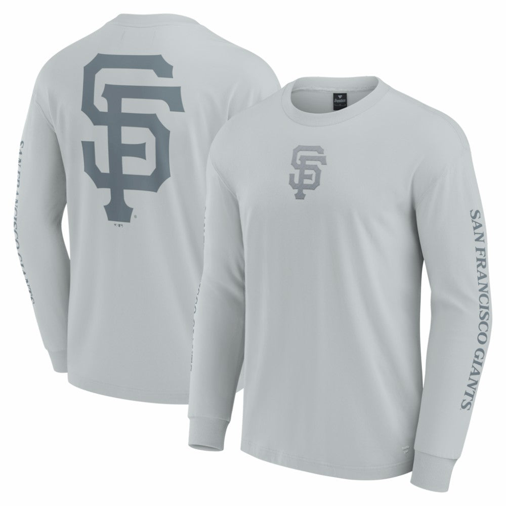 San Francisco Giants Fanatics Elements Strive Long Sleeve T-Shirt - Gray T-shirts