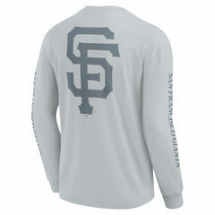 San Francisco Giants Fanatics Elements Strive Long Sleeve T-Shirt - Gray T-shirts