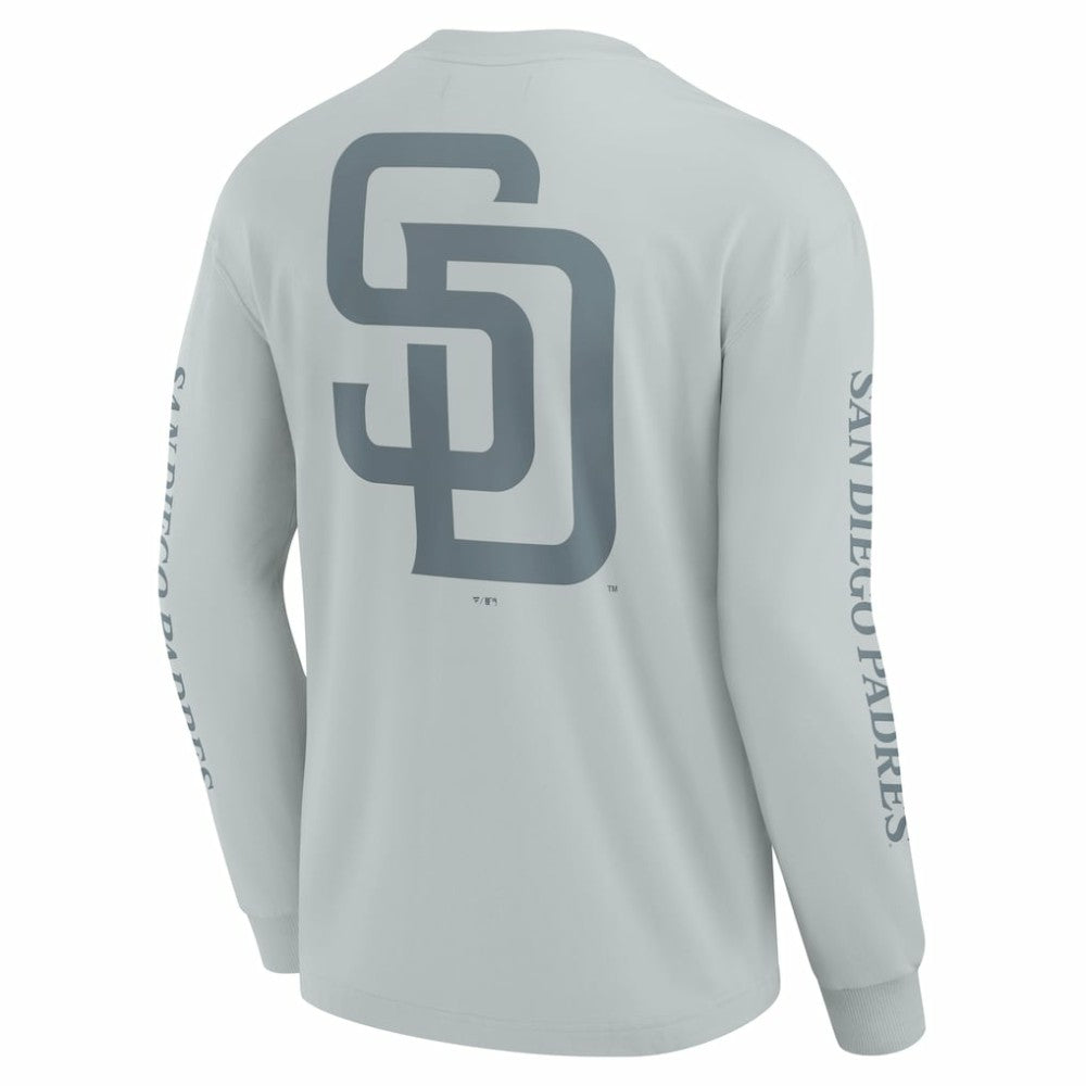San Diego Padres Fanatics Elements Strive Long Sleeve T-Shirt - Gray T-shirts
