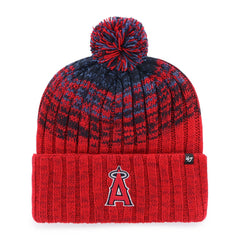 Los Angeles Angels '47 Youth Cascade Cuffed Knit Hat with Pom  - Red Hats